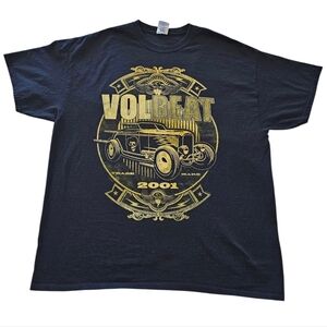 Volbeat 2014 U.S. Tour Black Graphic Metal T-Shirt XL